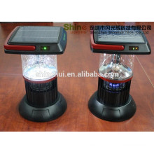 Decorative Plastic ABS/Transparent PC solar insect killer, solar hand crank lamp